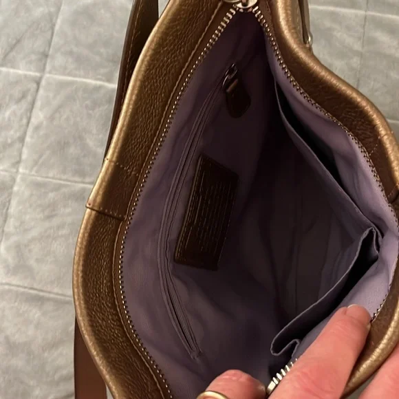 Coach Gold Crossbody Bag - Picture 9 of 9